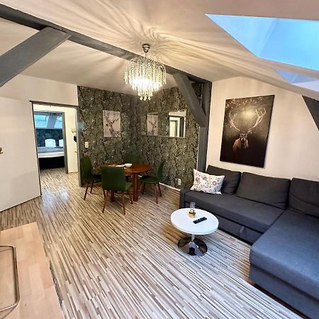 Apartment Zum Gruenen Hirsch Inkl. Parkplatz Erfurt Eksteriør bilde