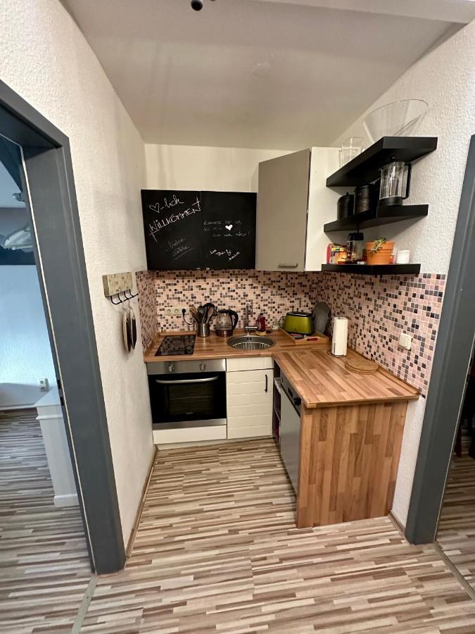 Apartment Zum Gruenen Hirsch Inkl. Parkplatz Erfurt Eksteriør bilde